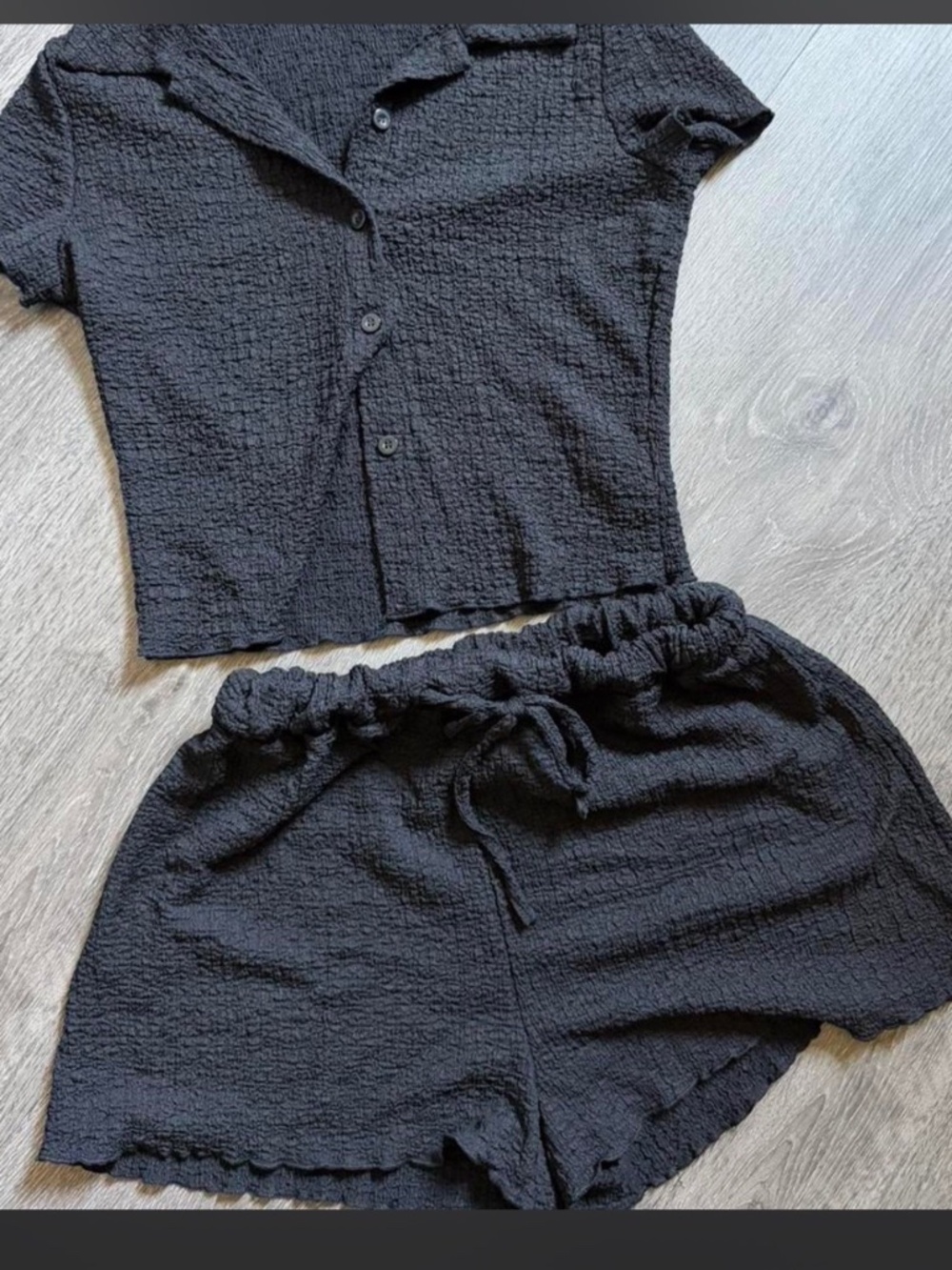 Black two piece set